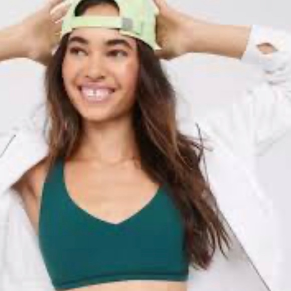 OFFLINE AERIE RIBBED PLUNGE SPORTS BRA & OFFLINE Real Me XTRA Hold Up Legging - Picture 11 of 15